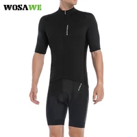 wosawe summer breathable cycling jersey cycling clothing short sleeve bike shirt sports clothes ropa ciclismo suit