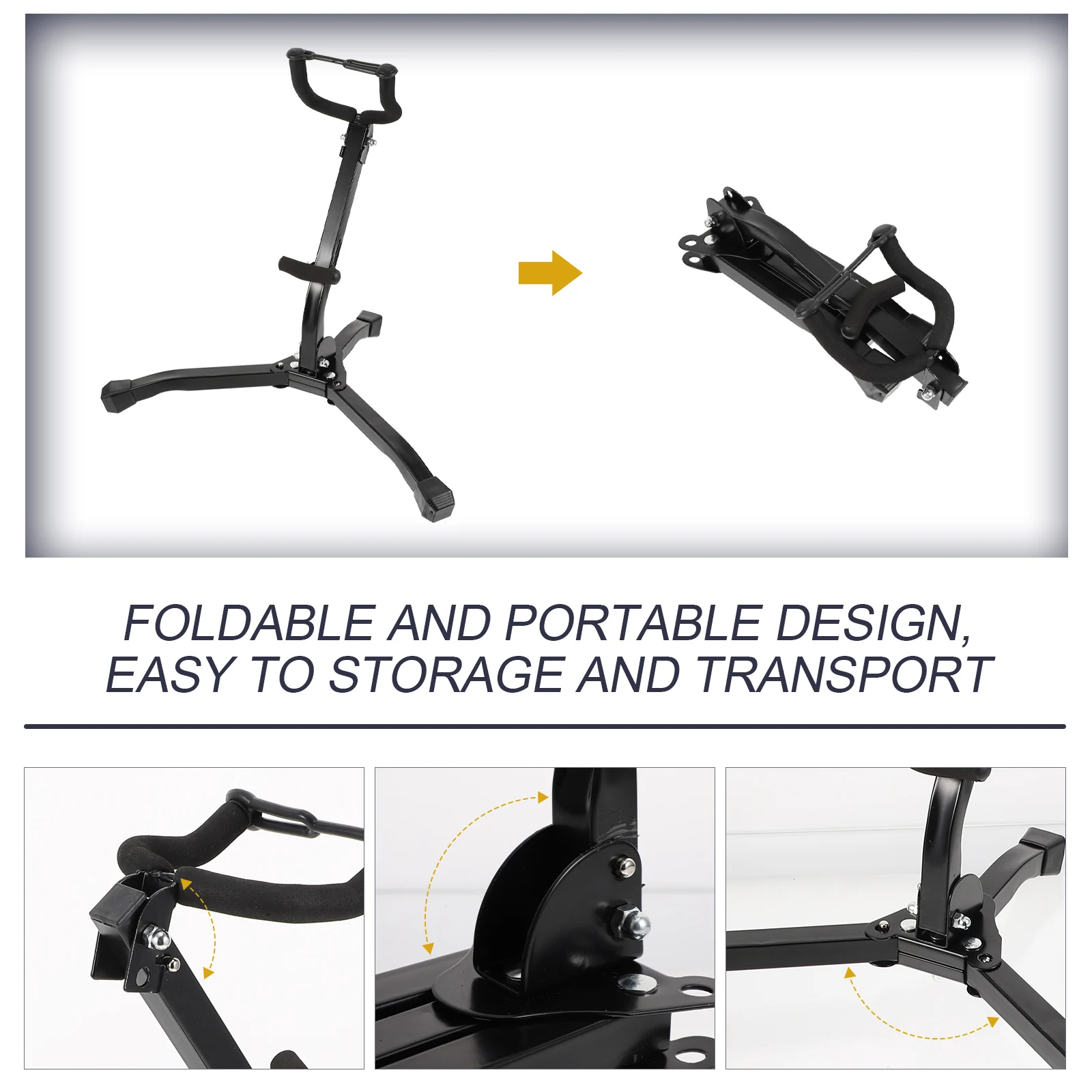 

1PC Creative Practical Durable Saxophone Rack Saxophone Stand Saxophone Bracket for Saxophone