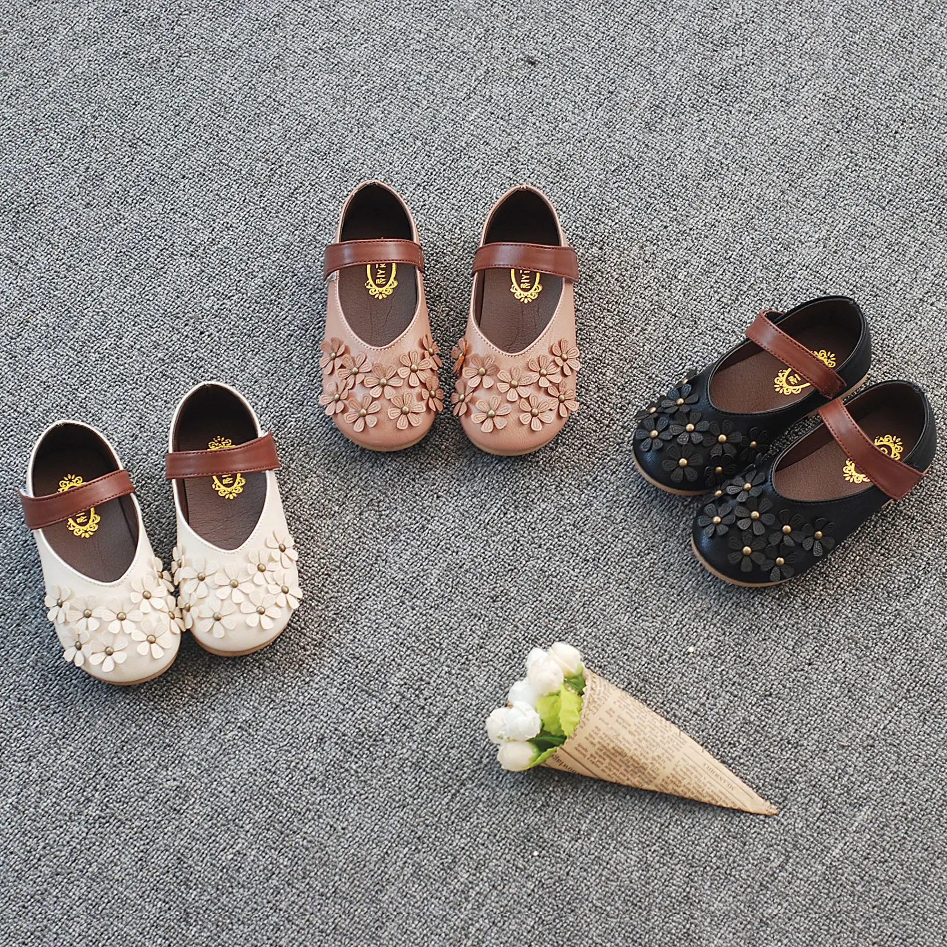 2020 новые туфли принцессы для девочки 3D цветок из искусственная ( ый)