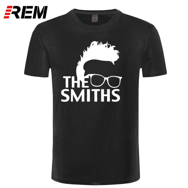 Футболка REM The Smiths Винтажная футболка в стиле ретро с принтом Морисси 80 белая рок