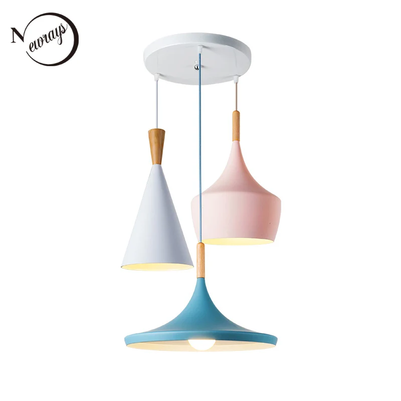 

Скандинавский креативный подвесной светильник в стиле лофт для бара, кафе, ресторана, спальни, разноцветная Подвесная лампа из искусственн...