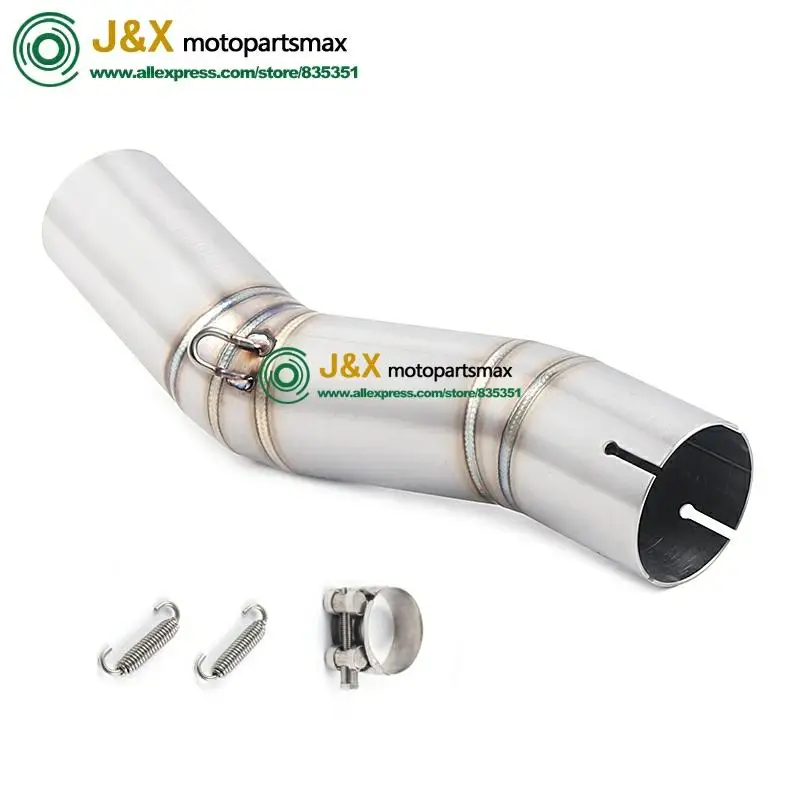 

Motorcycle Exhaust Muffler Full System Middle Link Connector Mid Pipe Slip On For suzuki GSX R600 R750 GSXR600 GSXR750 K7 2007