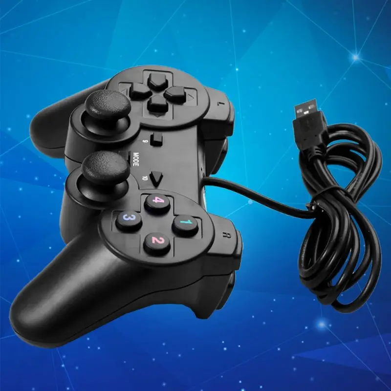 Проводной USB геймпад джойстик с одной/двойной вибрацией игровой контроллер ручка