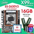Семейная материнская плата с Xeon E5 2630 V3 LGA2011-3 CPU 2*8 ГБ = 16 Гб PC4 ОЗУ 2133 МГц DDR4 память REG ECC ОЗУ и охладитель