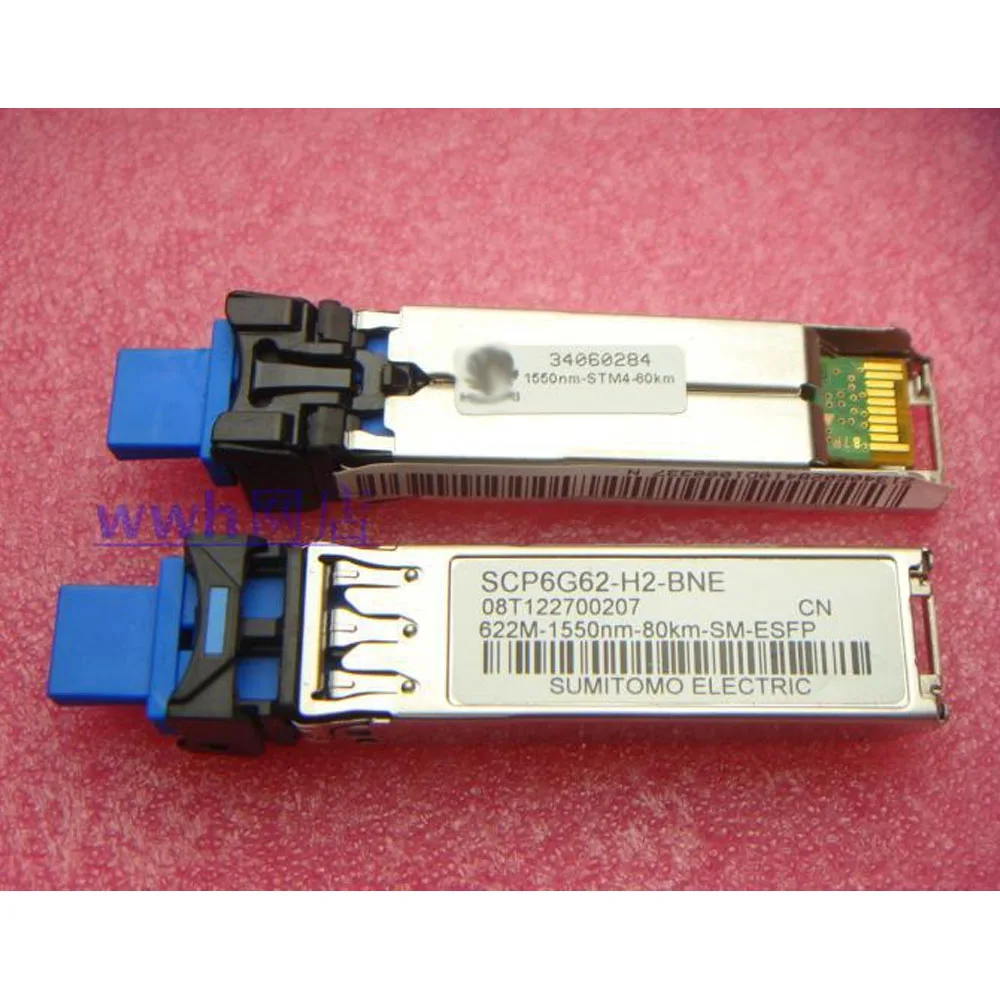 

Оригинальный SCP6G62-H2-BNE,622M-1550nm-80km-SM-ESFP