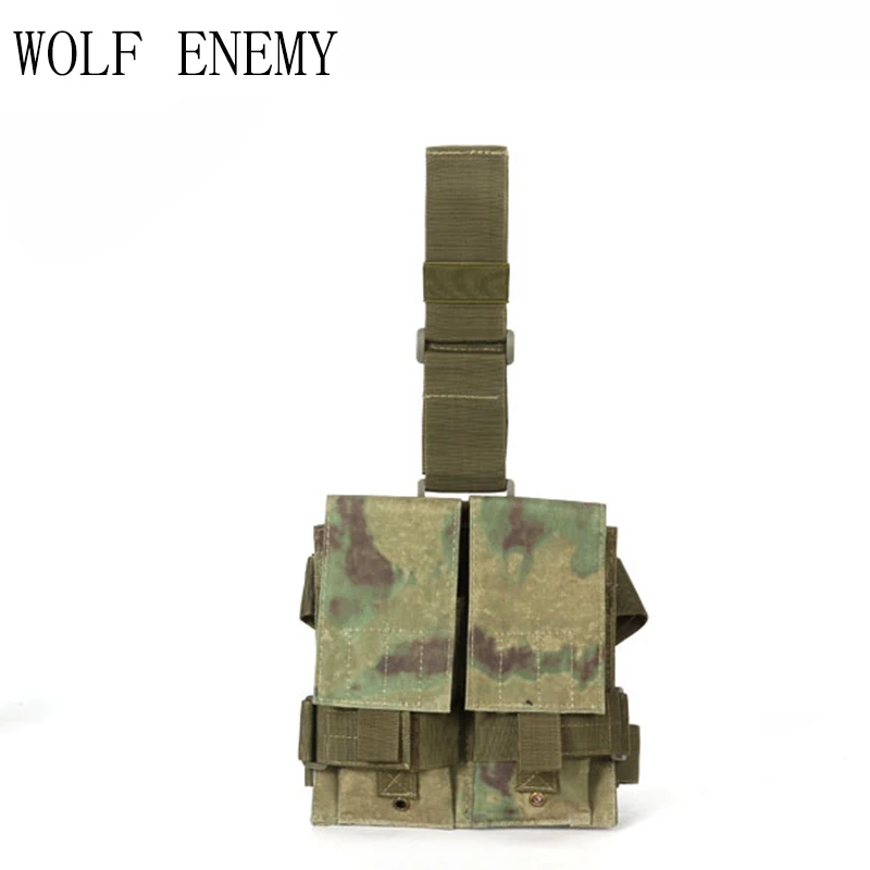 FG Тактическая Сумка Molle Double M4 5,56 мм Mag, подсумок для страйкбола, пейнтбола - Цвет: FG