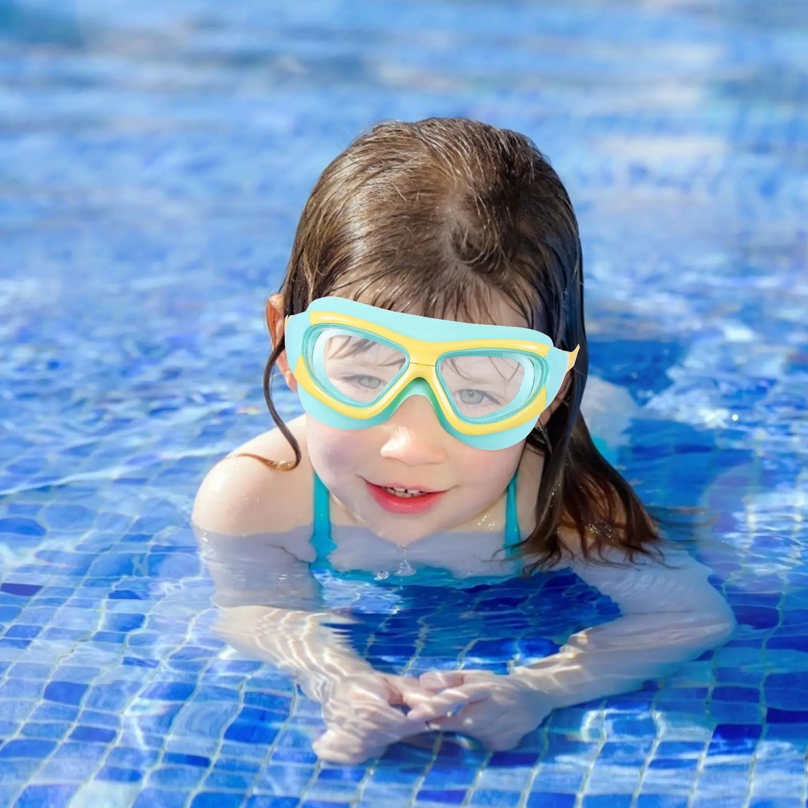 

1Pc Swim Goggle Swimming Glasses Anti Fog Goggle with Earplugs for Kids