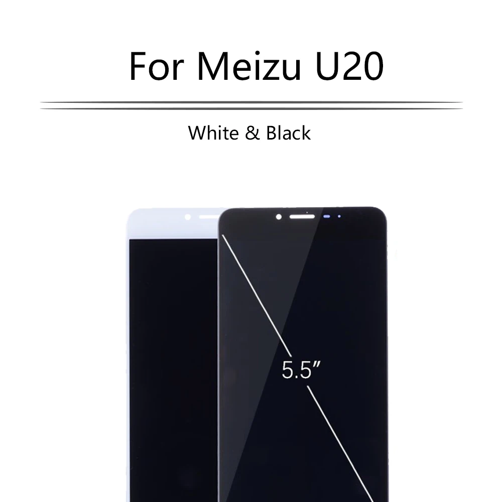 Original 5.5" LCD For Meizu U10 U20 Display Touch Screen with Frame Digitizer Assembly MEIZU Replacement | Мобильные телефоны и