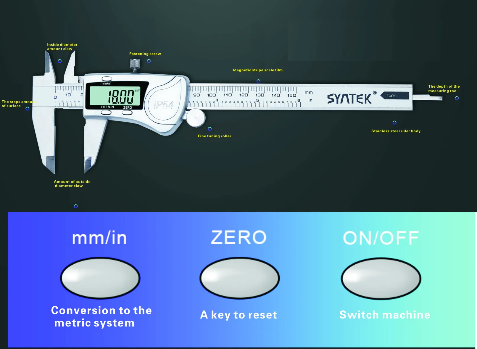 

messschieber digital vernier caliper micrometer digital caliper 150 mm electronic caliper paquimetro digital