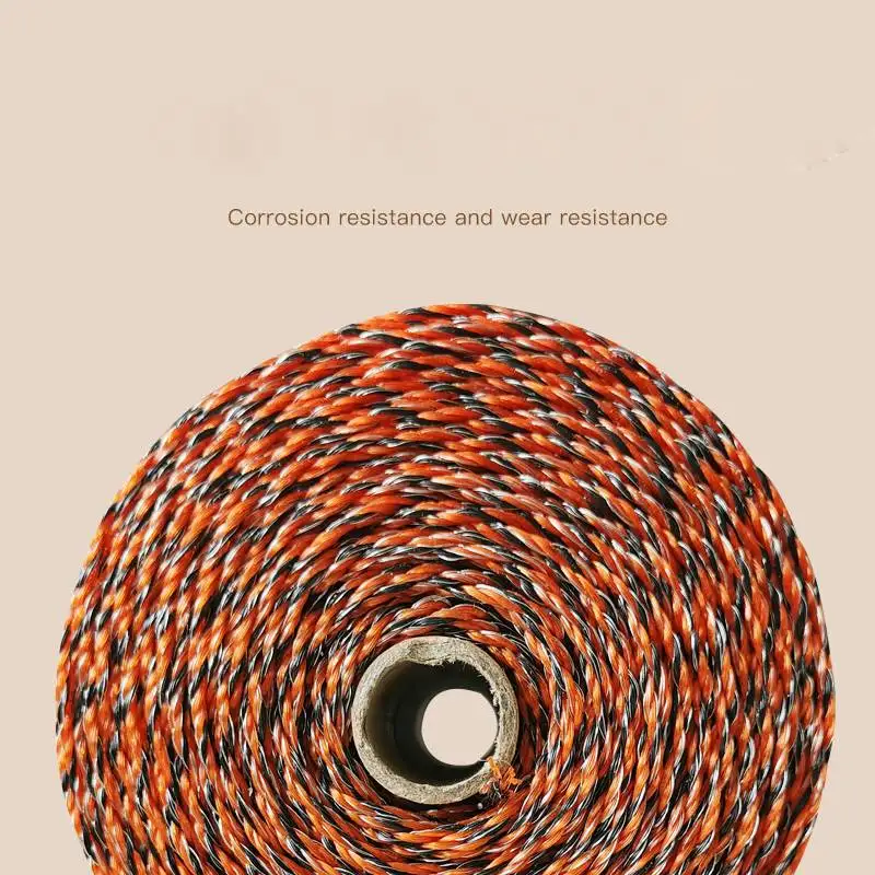 Электрический забор 400 м полипроволока со стальным поли-канатом для лошадей