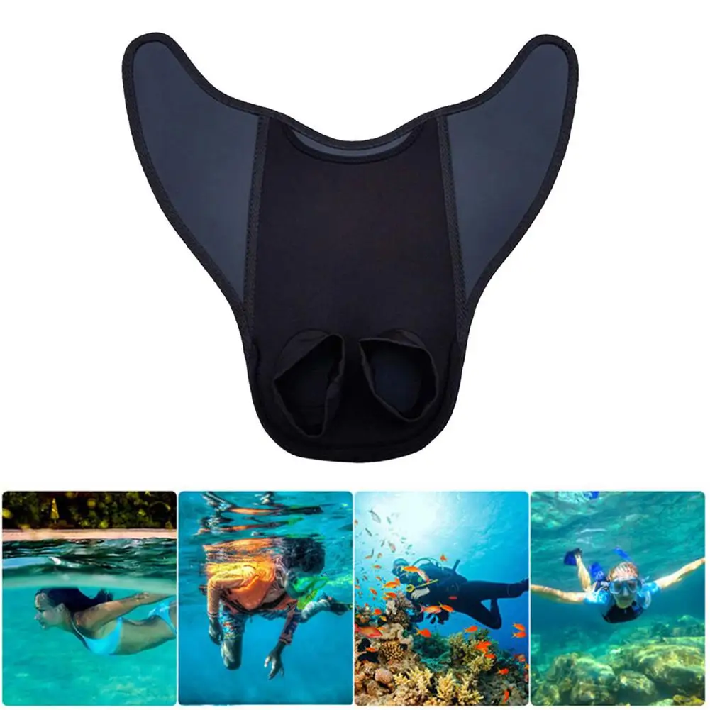 

Mermaid Swimming Tail Monofin Fins One-piece Flipper Swim Fins Swimming Training Fins For Kids Adults