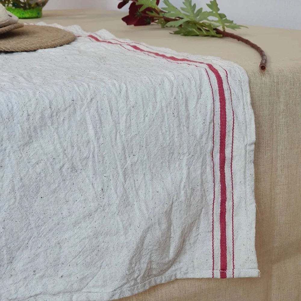 

45X92CM Cotton Table Napkins Cotton Kitchen nature Pattern Tea Towel Absorbent Dish Cleaning Towels Cocktail Napkin For Weddings