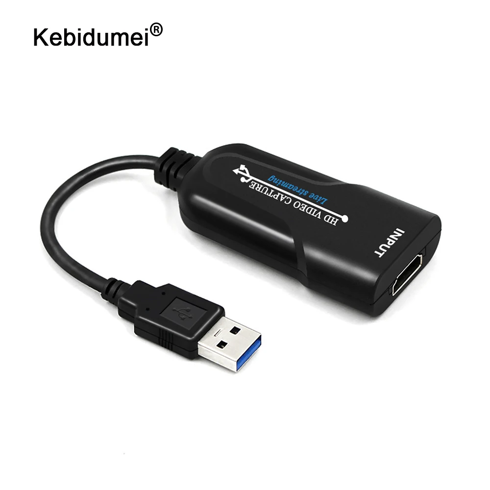 Карта видеозахвата kebidumei HD USB 3 0 устройство захвата видео записывающее для PS4 DVD