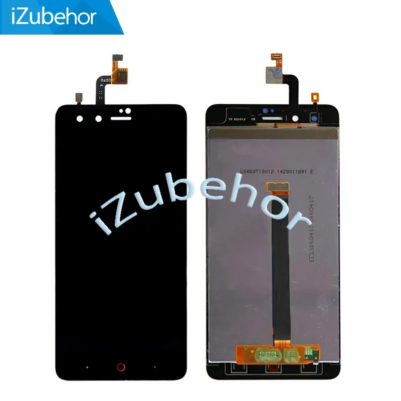 Черный/белый ЖК + TP Для ZTE Nubia Z11 Mini TD-LTE NX529J ЖК-дисплей кодирующий преобразователь