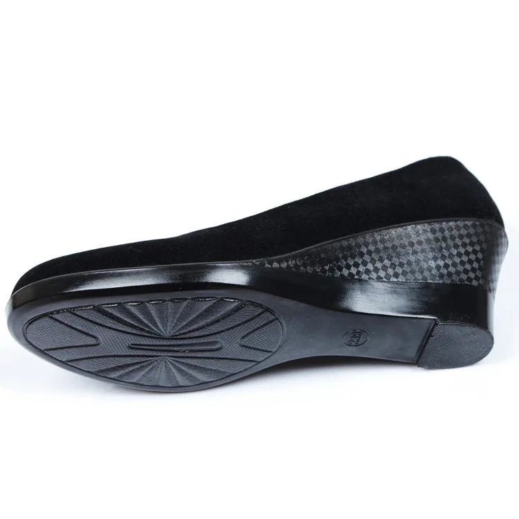 Женские туфли на высоком каблуке лодочки платформе размера плюс Элегантные