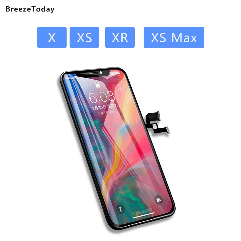 Мобильный телефон Дисплей для iPhone XS ЖК экран X дисплей XR Max oled замена