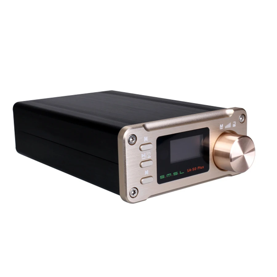 SMSL SA-50 Plus HiFi 50 Вт * 2 AUX оптический USB-диск цифровой усилитель HIFI большой мощности -