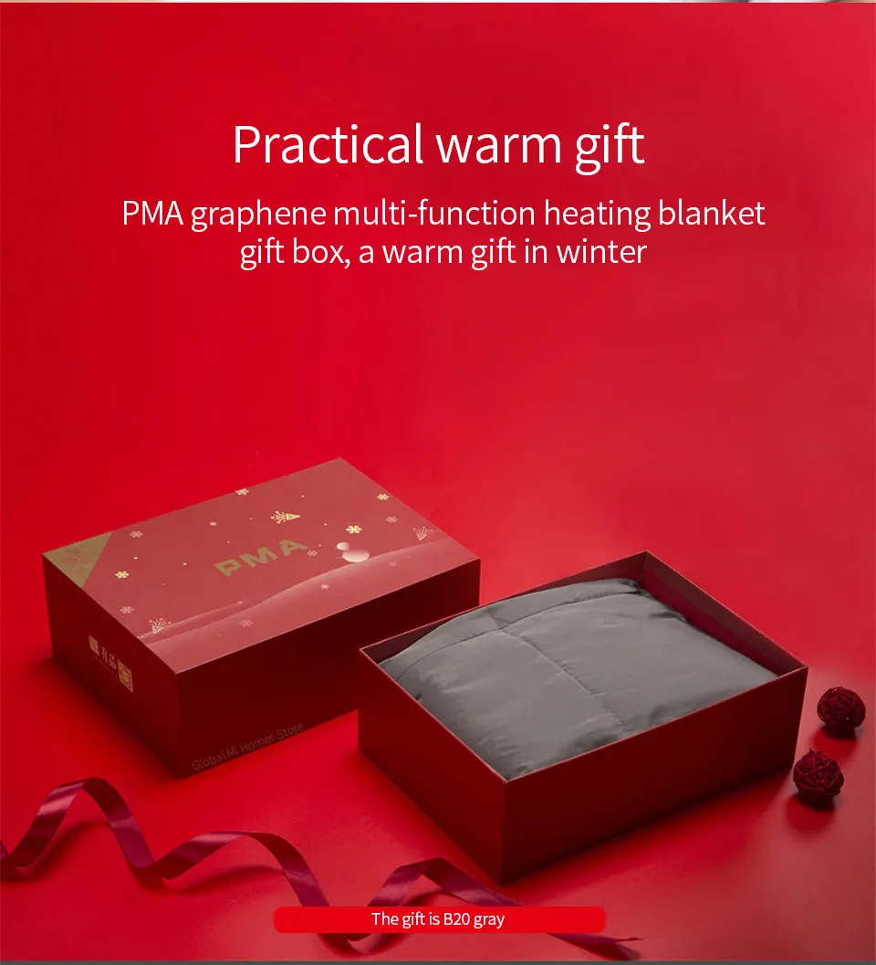 Xiaomi Mijia PMA Graphene Многофункциональный кондиционер одеяло smart health technology подушечки для здоровья наколенник зимний теплый подарок