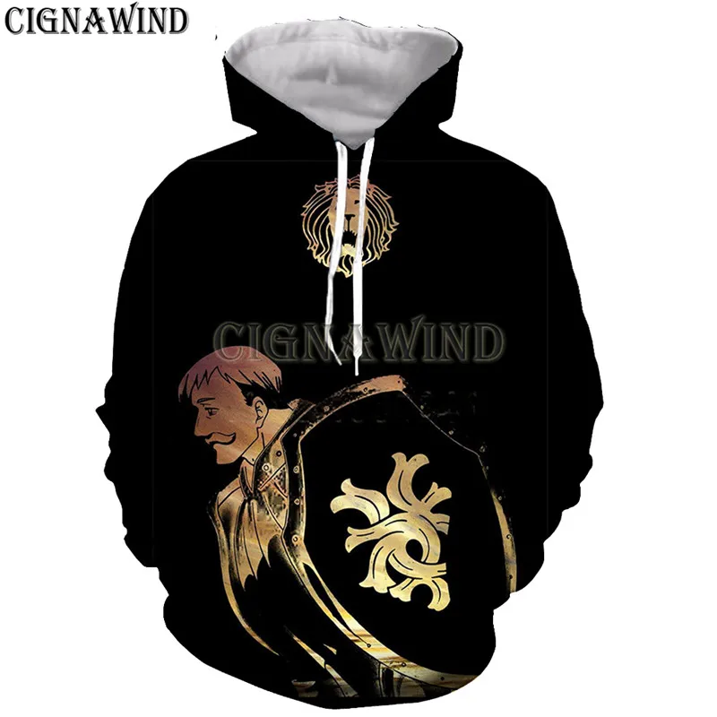 Толстовка Мужская/женская с капюшоном и 3D-принтом Семь смертных грехов - купить