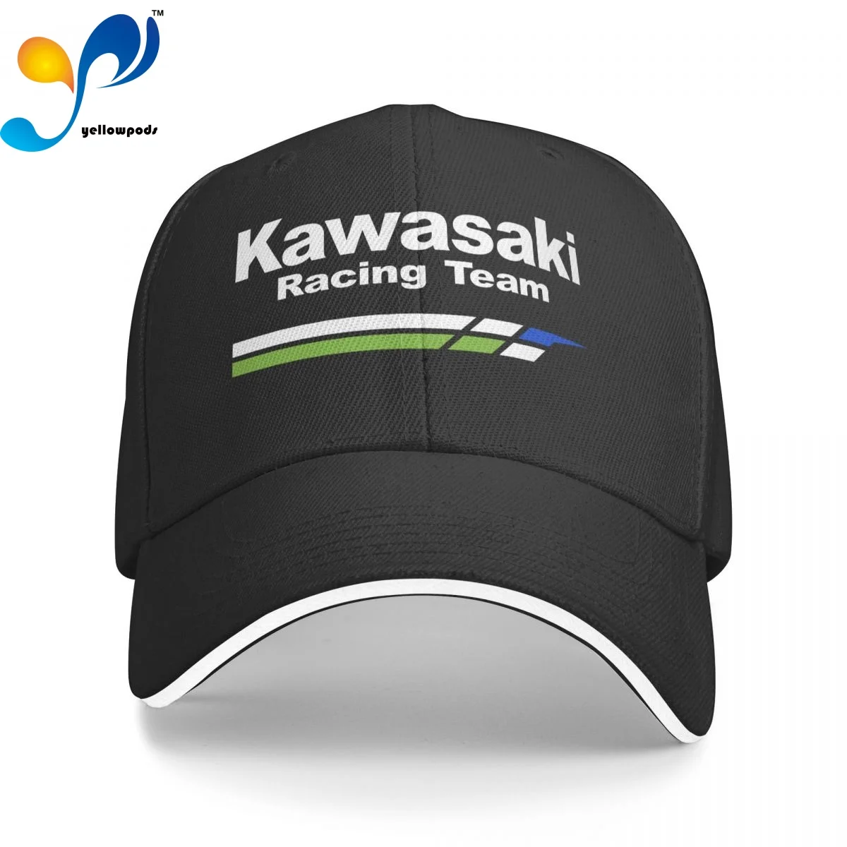 

Кепка унисекс из хлопка для женщин и мужчин, модная бейсболка Kawasaki для гоночной команды, регулируемая уличная одежда