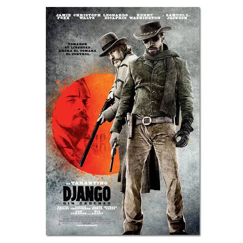 Классический шелковый постер из фильма Django unchaining Ретро художественные принты