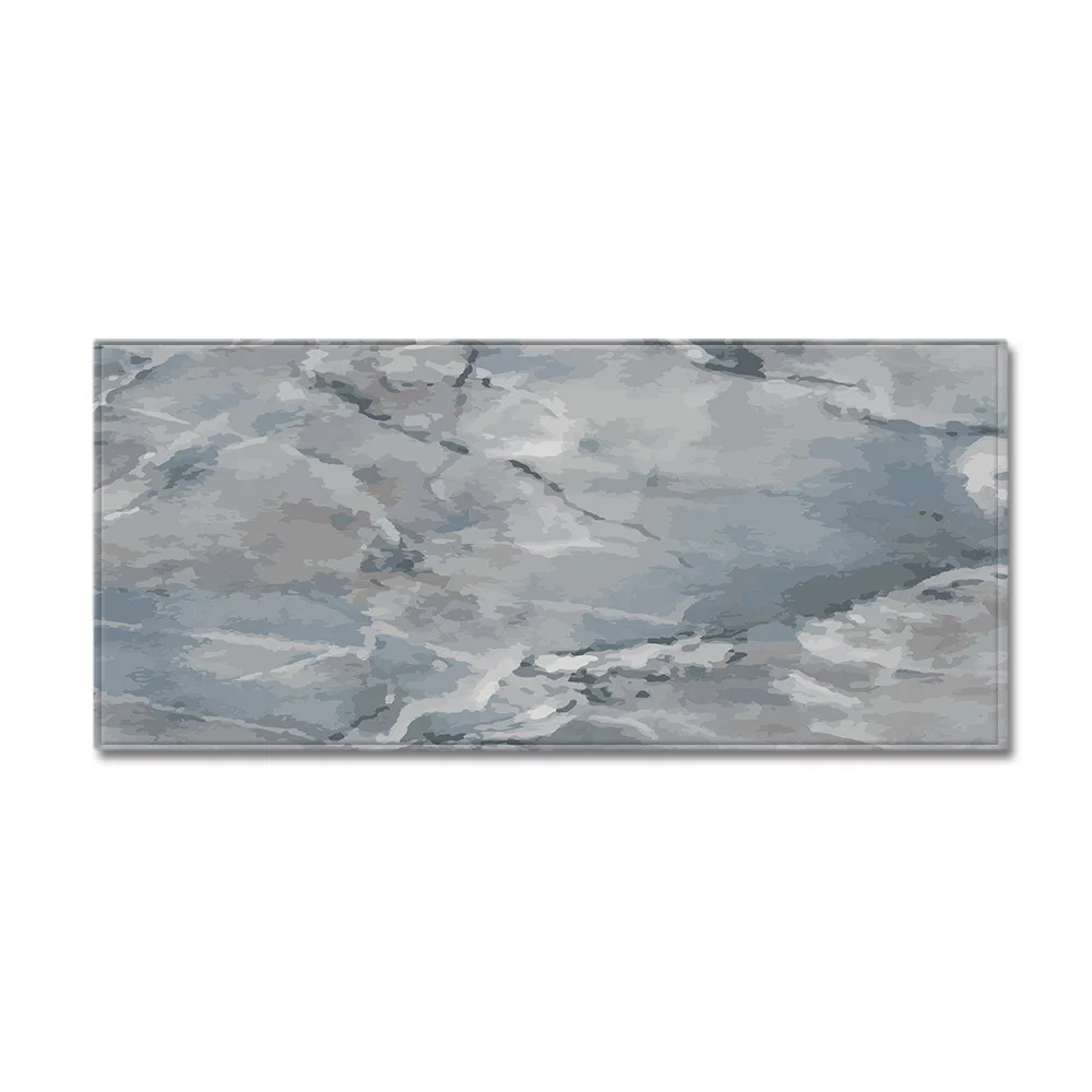 

Black White Marble Printed Entrance Doormat Long Floor Mats Carpets for Living Room Kitchen Bathroom Rugs tapetes Free shipping