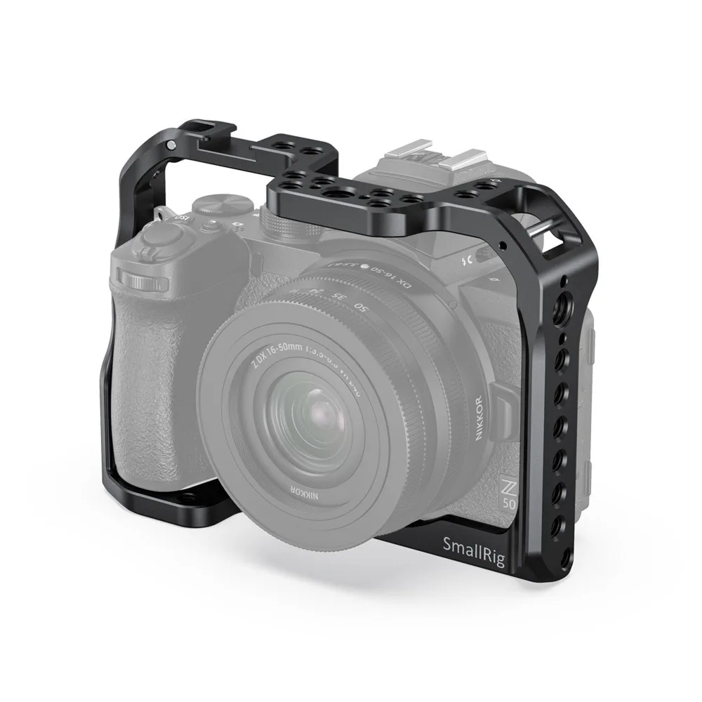 

SmallRig Z50 Camera Cage for Nikon Z50 Camera W/ Cold Shoe Mount Nato Rail For Monitor Microphone DIY Options 2499