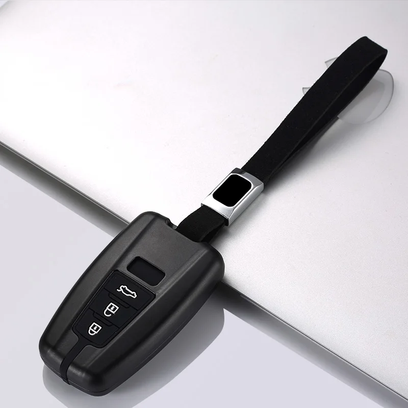 

Чехол для автомобильного ключа из алюминиевого сплава чехол для Toyota Prius Camry Corolla C-HR CHR RAV4 Prado 2018 аксессуары брелок автомобильные аксессуары