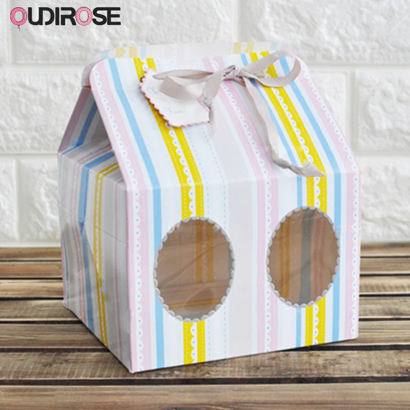 Милый дом выпечки Кекс пакет коробка для муссов и десертов бумажные подарочные