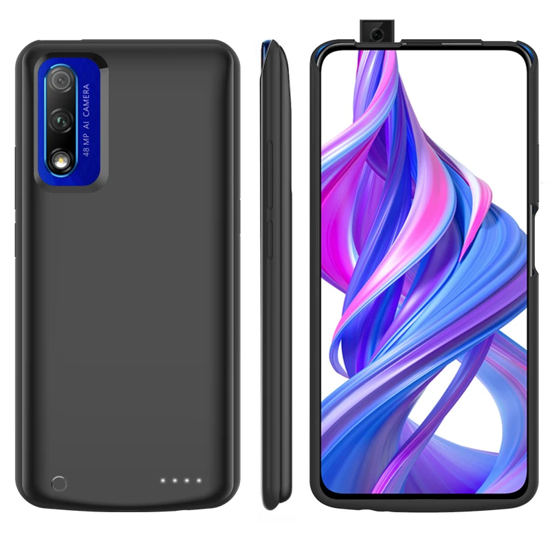 6500 мАч Зарядное устройство для аккумулятора чехол для huawei honor 9X чехол внешний резервный зарядный чехол для honor 9X чехол для аккумулятора
