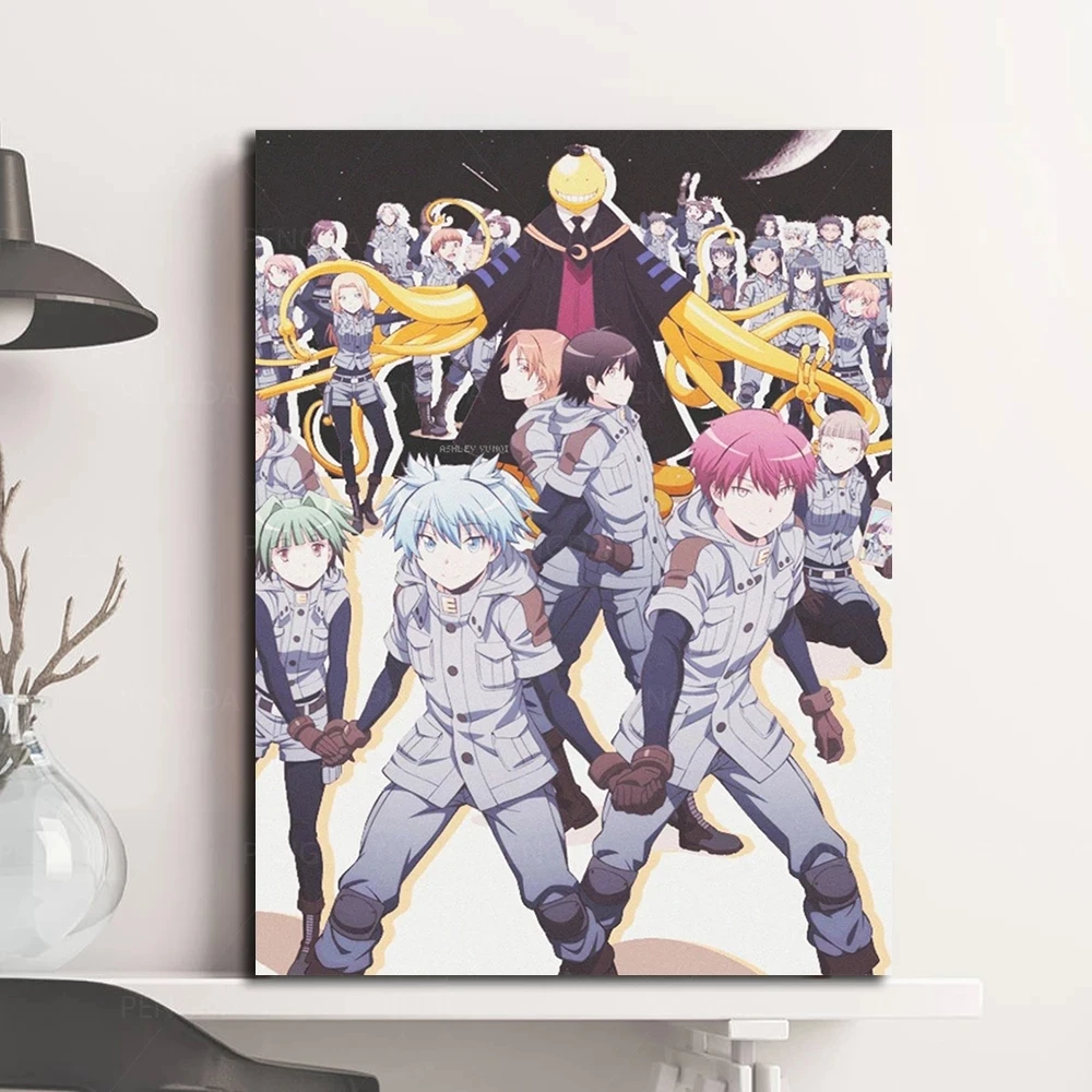

Canvas Paintings Wall Art Assassination Classroom Home Decor Poster HD Prints Anime Role Modular Pictures Living Room No Frame