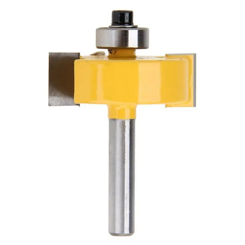 Shank Rabbeting Router Bit 1/4 Inch with 6 Bearings Set for Multiple Depths 1/8 inch 5/16 3/8 7/16 | Инструменты