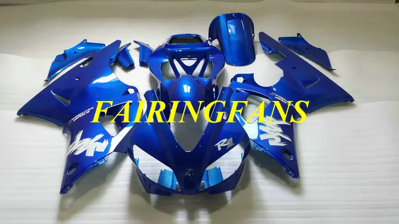 Комплект обтекателей для мотоцикла YAMAHA YZFR1 98 99 YZF R1 YZF1000 1998 1999 ABS верхние синие