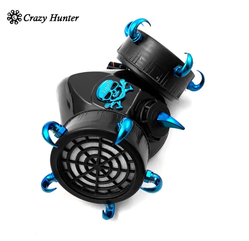 Маска в стиле стимпанк с очками Готическая маска шипами для косплея |