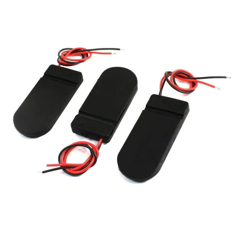 CR2032 2 кнопочная ячейка Батарея держатели с переключатель вкл./выкл. Переключатель