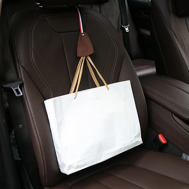 

2021 May New Hidden Car Hook Rear Seat Back Hook Multifunctional Leather Storage