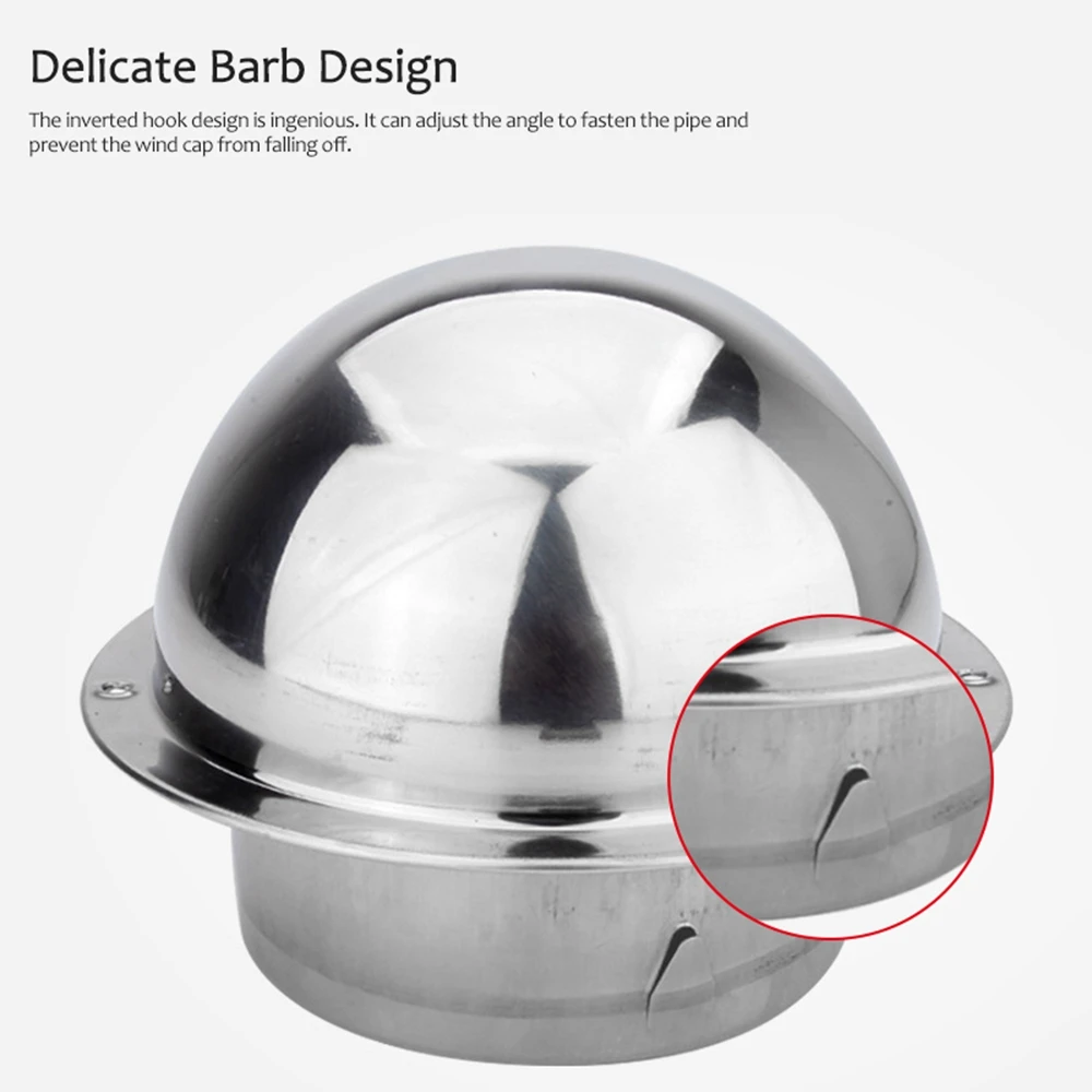 60-120 мм из нержавеющей стали настенный потолочное вентиляционное отверстие