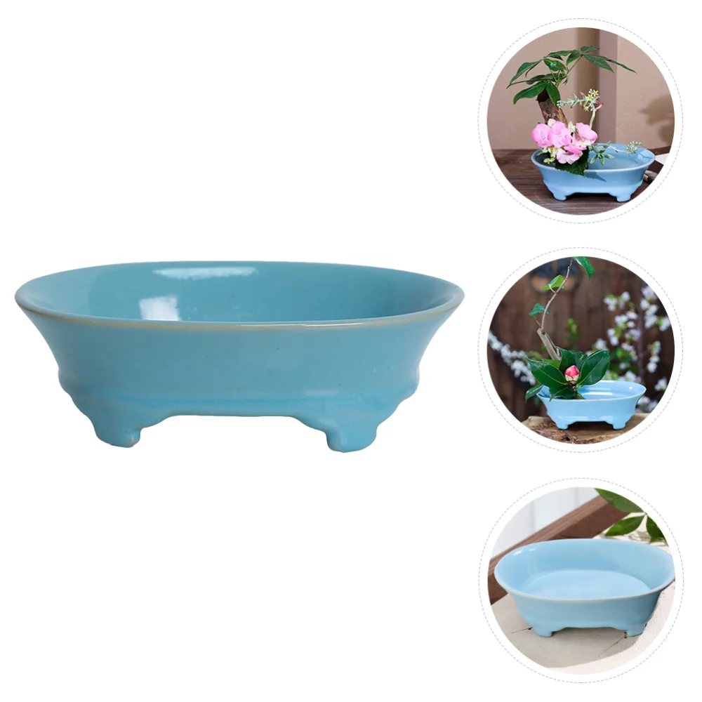 

1pc Ceramic Flower Pot Tabletop Flower Pot Decorative Flower Pot Ceramic Vase