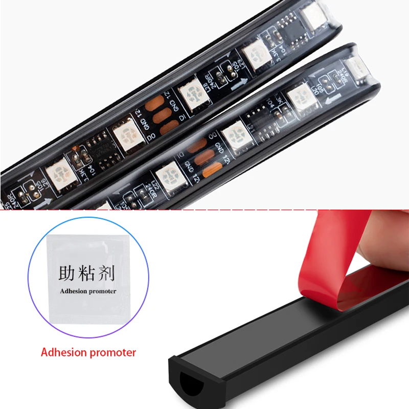 Автомобильная RGB подсветка детская декоративная лампа APP/дистанционное