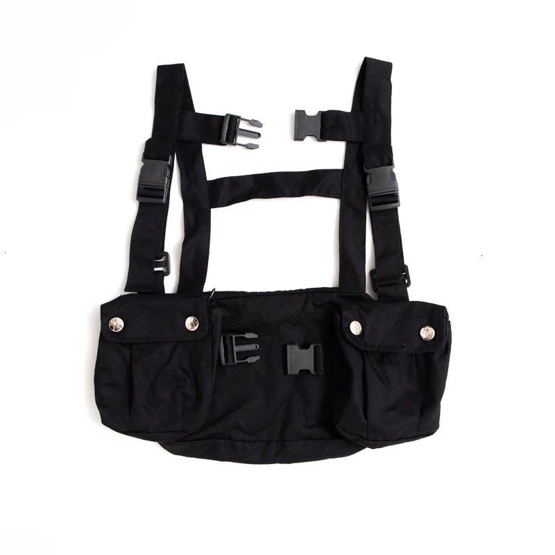 

Children's vest chest rig Bag of Rig Streetwear Hip-Hop fashion adjustable portable chest bags for girls and boys