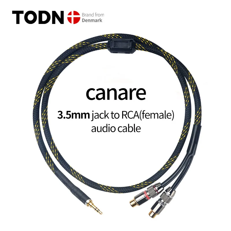 Аудиокабель canare HiFi аудиокабель RCA аудиосигнал штекер 3 5 мм aux преобразователь 2