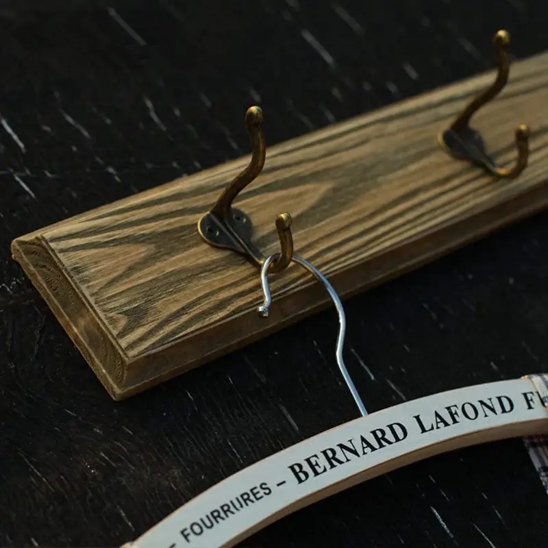 10 шт. винтажные бронзовые одиночные крючки для пальто настенные полотенец с