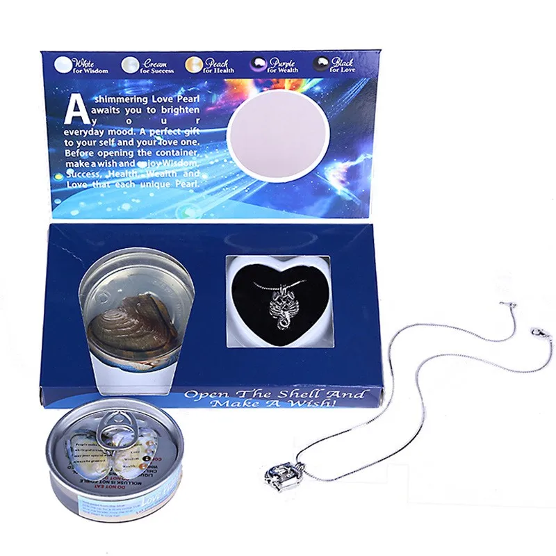 

DIY Necklace The Zodiac "Pearl Of Love"Pendant Gift Natural Freshwater Aquaculture Clam Necklace Fabulous Lovers Gifts Jewelry