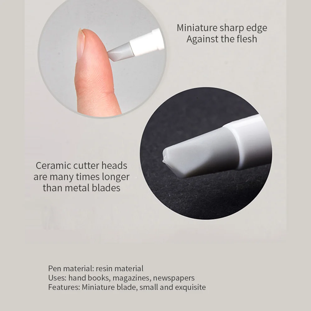 Креативный бумажный нож-ручка износостойкий для новостей бумажная ручная бумага
