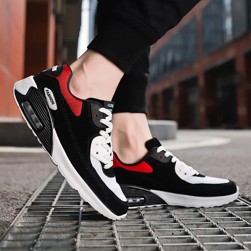 Мужские кроссовки для отдыха Uberu дышащая спортивная обувь с амортизирующей