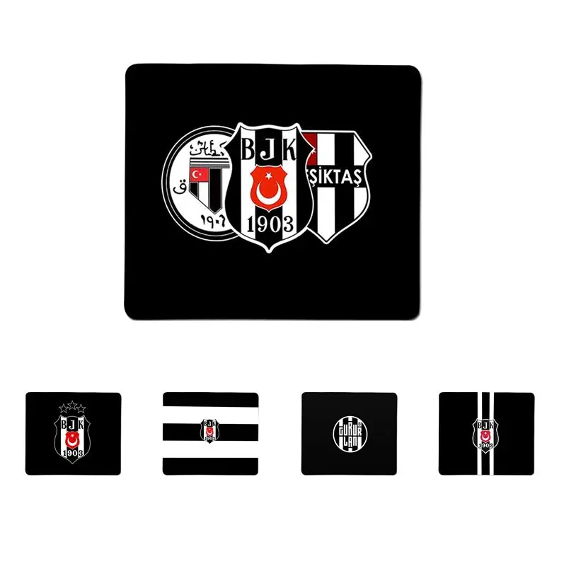 

FHNBLJ Top Quality Turkey Besiktas Football Rubber Mouse Durable Desktop Mousepad Top Selling Wholesale Gaming Pad mouse
