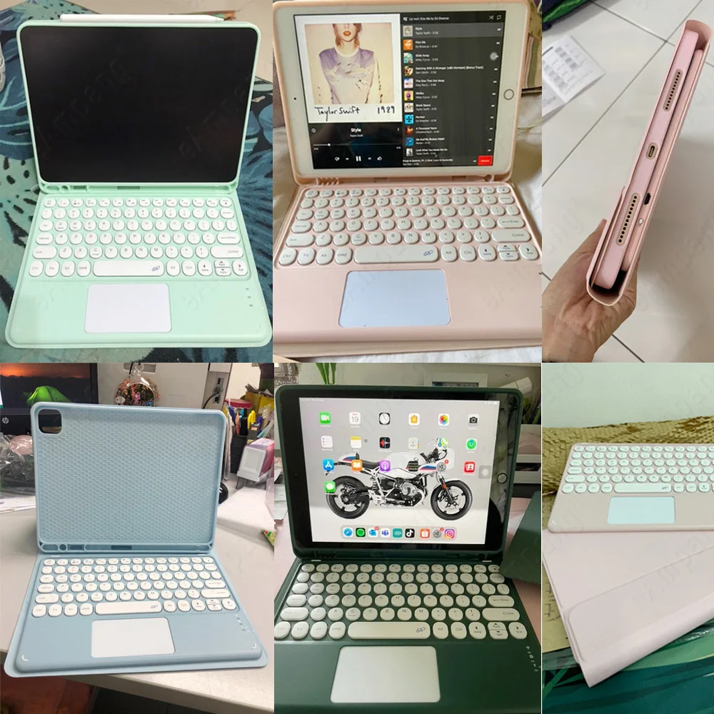 Чехол с клавиатурой для iPad Pro 11 2021 Air 4 поколения 2020 10 2 7 8 9 5 Корейская испанская