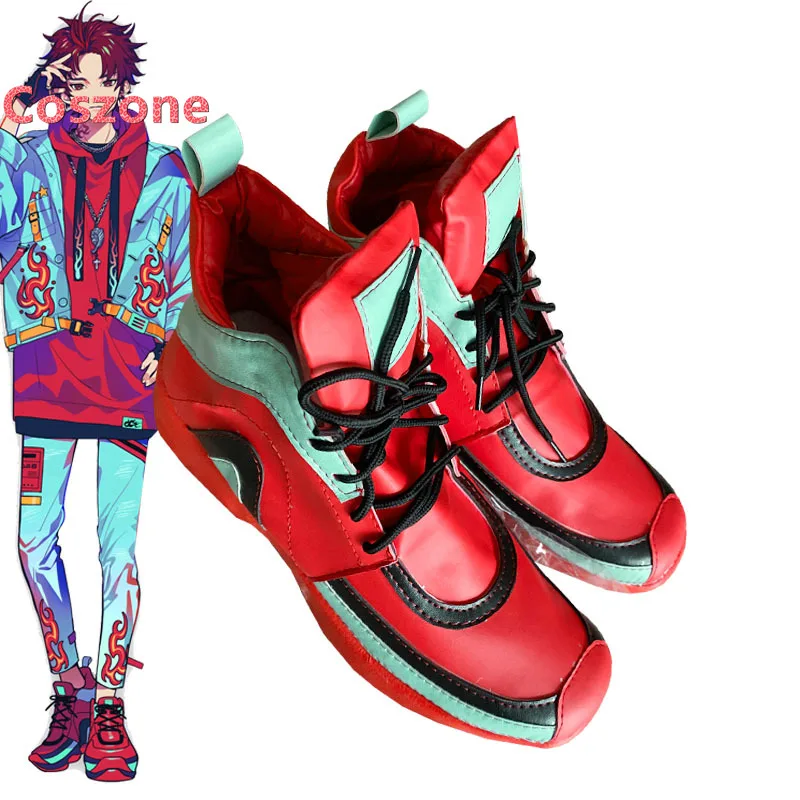 Красные ботинки для косплея из парадокс в прямом эфире BAE Хэллоуина карнавала