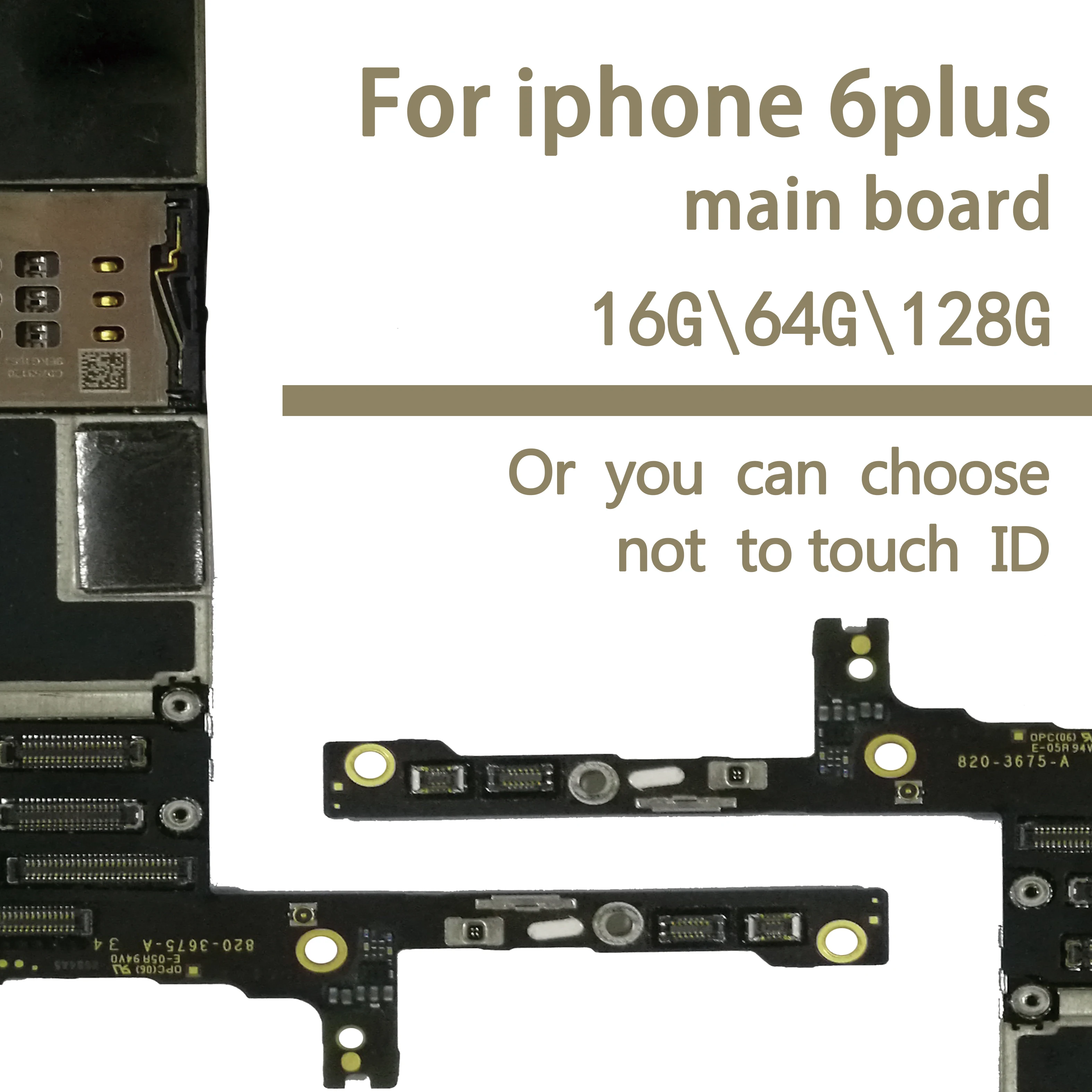 16 Гб/64 Гб/128 ГБ оригинальная разблокированная для iphone 6Plus материнская плата с