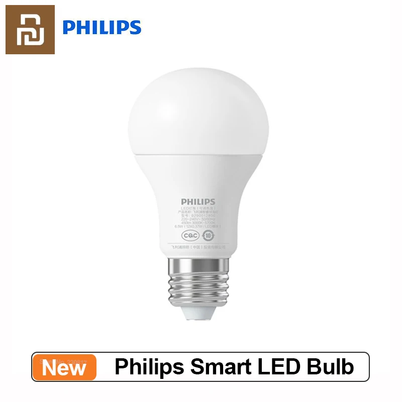 Youpin Philips светодиодная смарт лампа светильник красочные шарика E27 16 миллионов